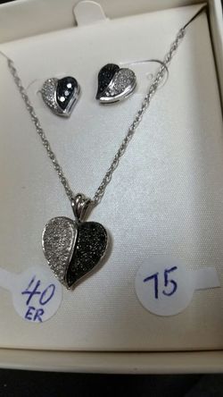 Sterling silver heart pendant only