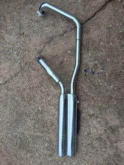Chrome Motorcycle Exhaust System