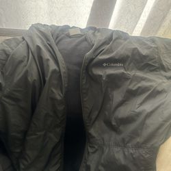 Black Columbia Windbreaker Jacket