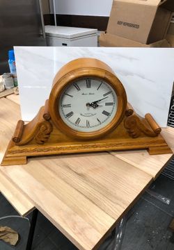 Antique wood clock