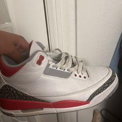 JORDAN 3 FIRE RED