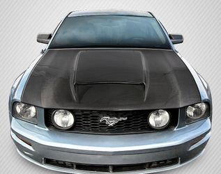 Blemished 2005-2009 Ford Mustang Carbon Creations DriTech CVX Version 2 Hood - 1 Piece (S)