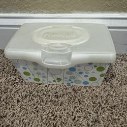 Huggies baby wipe refillable container well loved