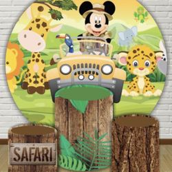 Mickey Mouse safari party