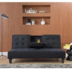 Futon With Cupholder On Sale $299.99 