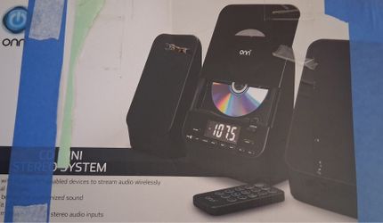 Onn Mini Stereo System.