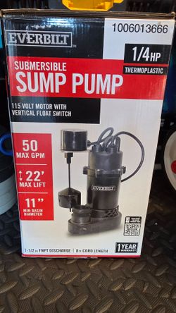 Sump pump