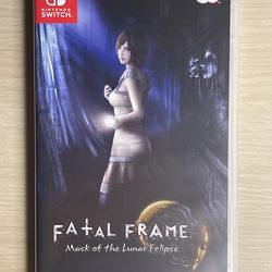 Fatal frame mask of the lunar eclipse for Nintendo switch