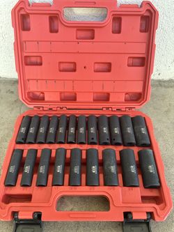 3/8" Drive Deep Impact Socket Set