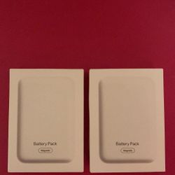 2 Brand New Apple IPhone Magnetic Power Bank MagSafe Battery Pack Wireless Fast Chargers