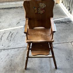 Vintage high chair