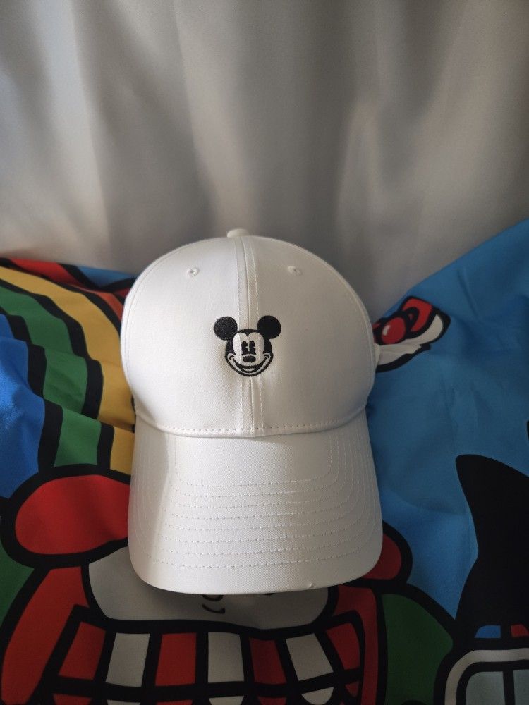 Nike Golf Disney Mickey Mouse White Velcro Hat