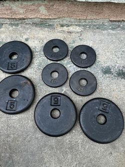 Weights disc plate