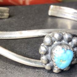 Vintage Turquoise Cuff Bracelet 