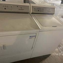 Digital speed queen washer and dryer set
