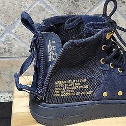 Nike Air Force 1 X Urban Utility "Goddess Of Victory" Obsidian Gold - Size 11, Read Desc.
