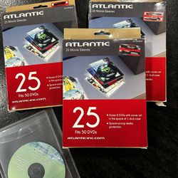 NEW DVD Movie Sleeves