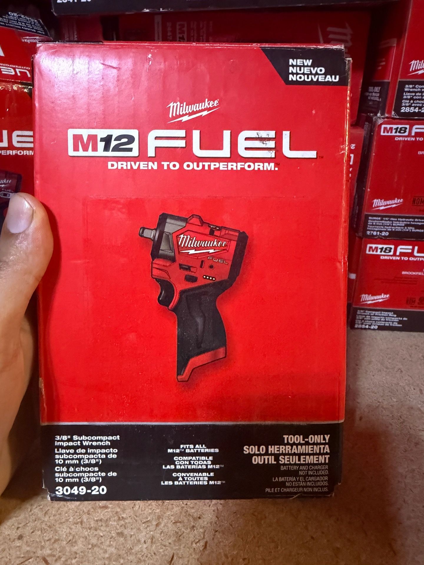 Milwaukee impacted 3/8 tool only