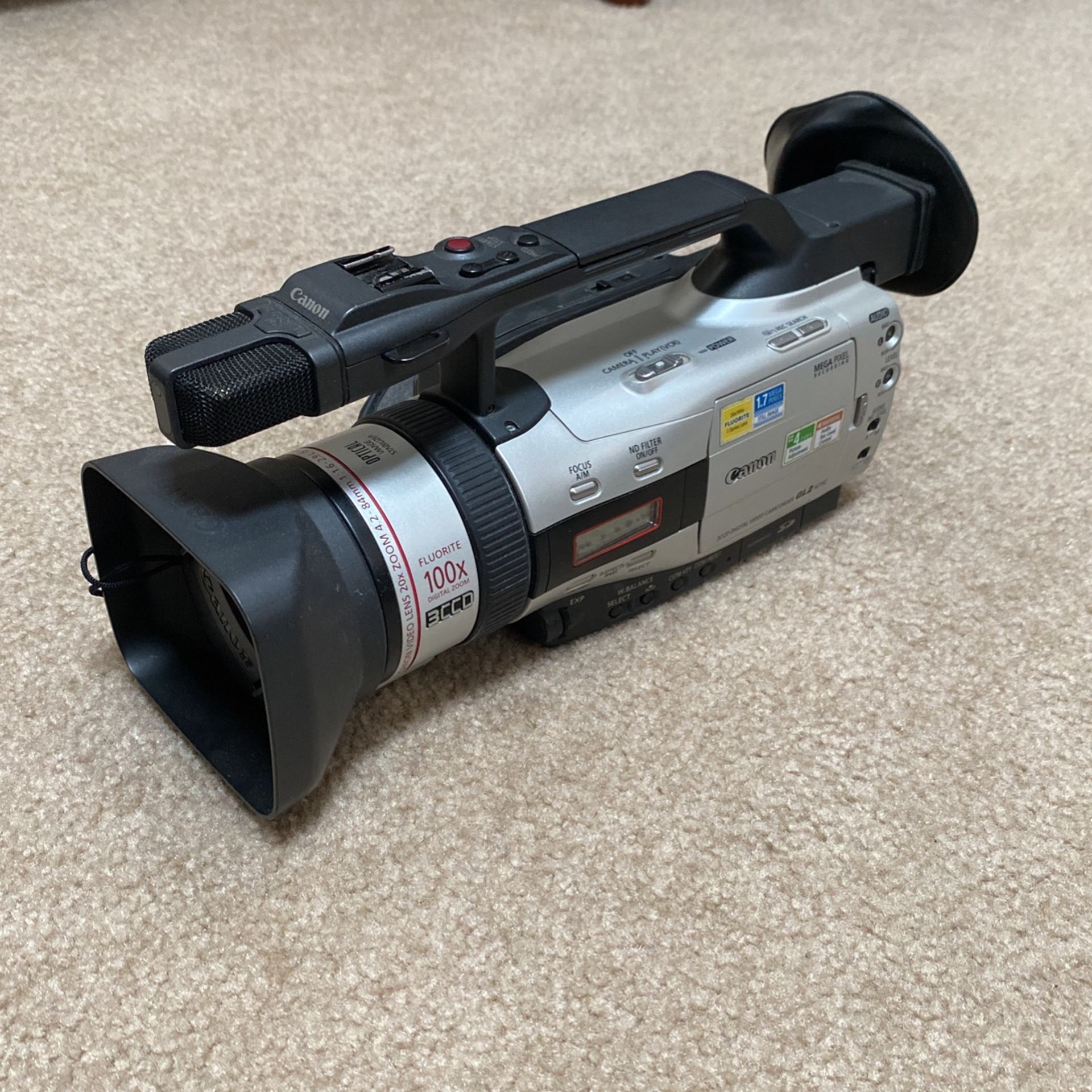 Canon GL2 Camcorder Plus Bag And Accessories