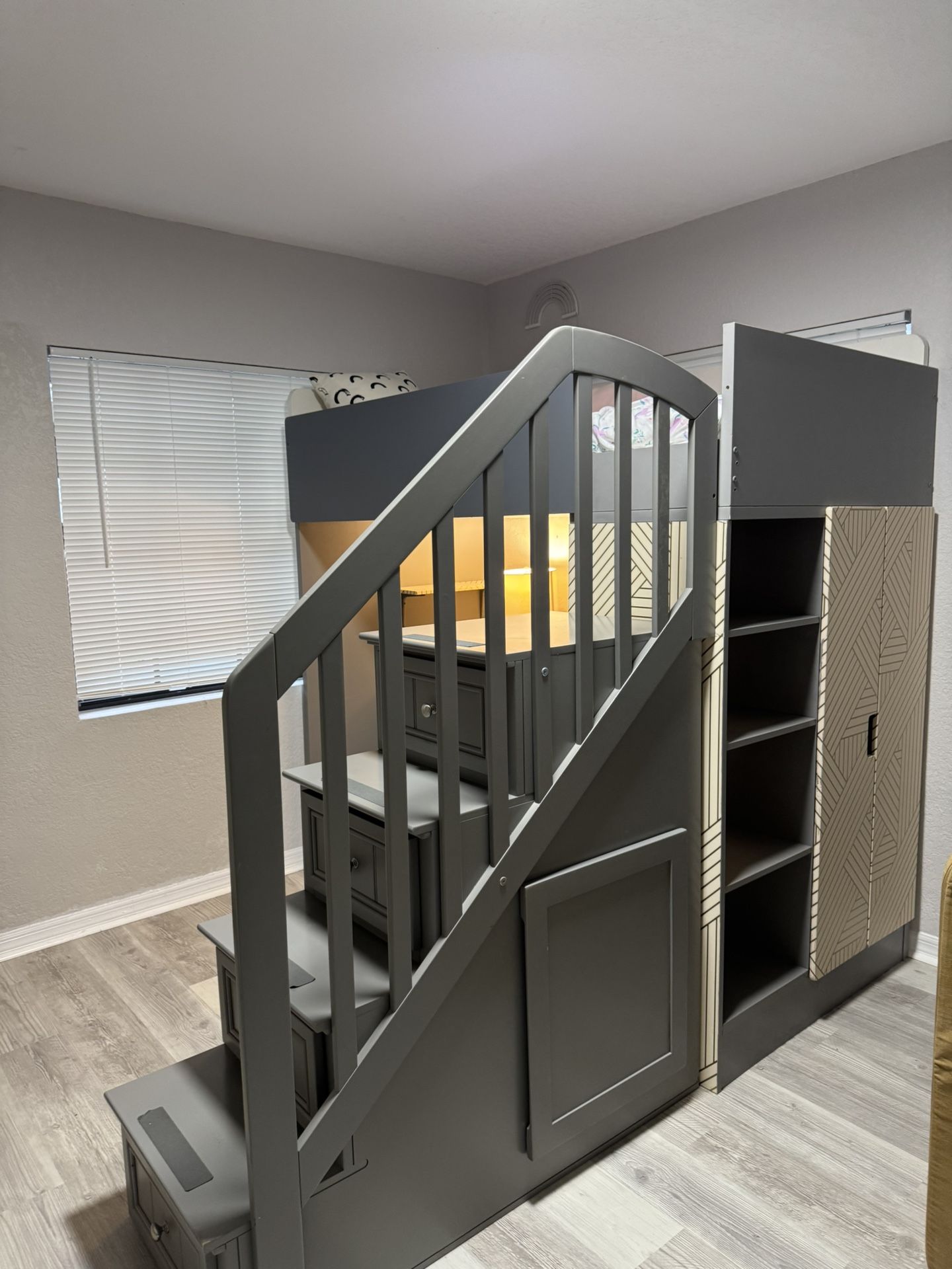 Loft Bed with Desk