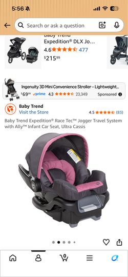 Baby trend infant car seat