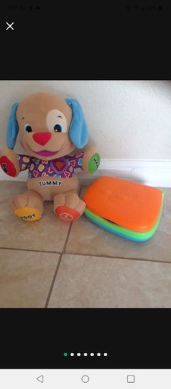 Fisher Price Lapto And Puppy Learn Lights + Sound