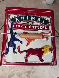 Williams-Sonoma Animal Cookie Cutters Tin Set
