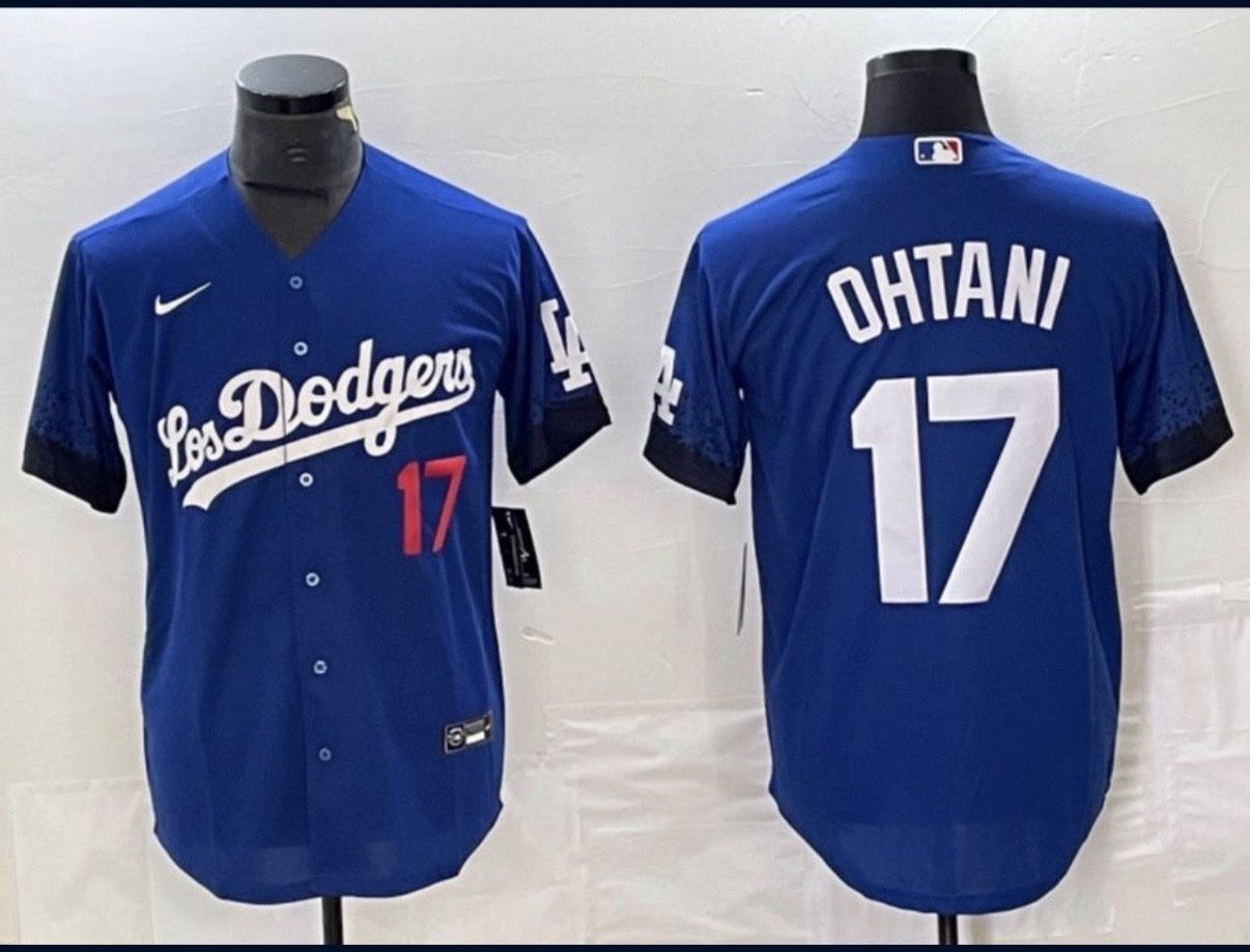 Los Dodgers Ohtani Blue Jersey #17