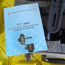 Yt 3000 Pan And Tilt Head Camera 