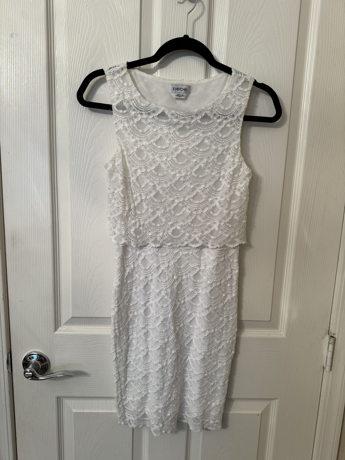 White Lace Dress $10