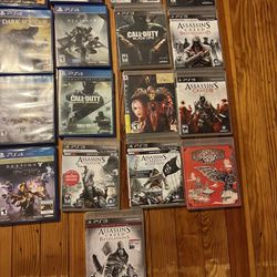 Bundle 15 Ps4 Games And 10 PS3