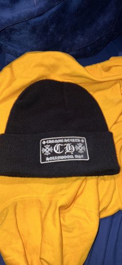 Chrome heart beanie