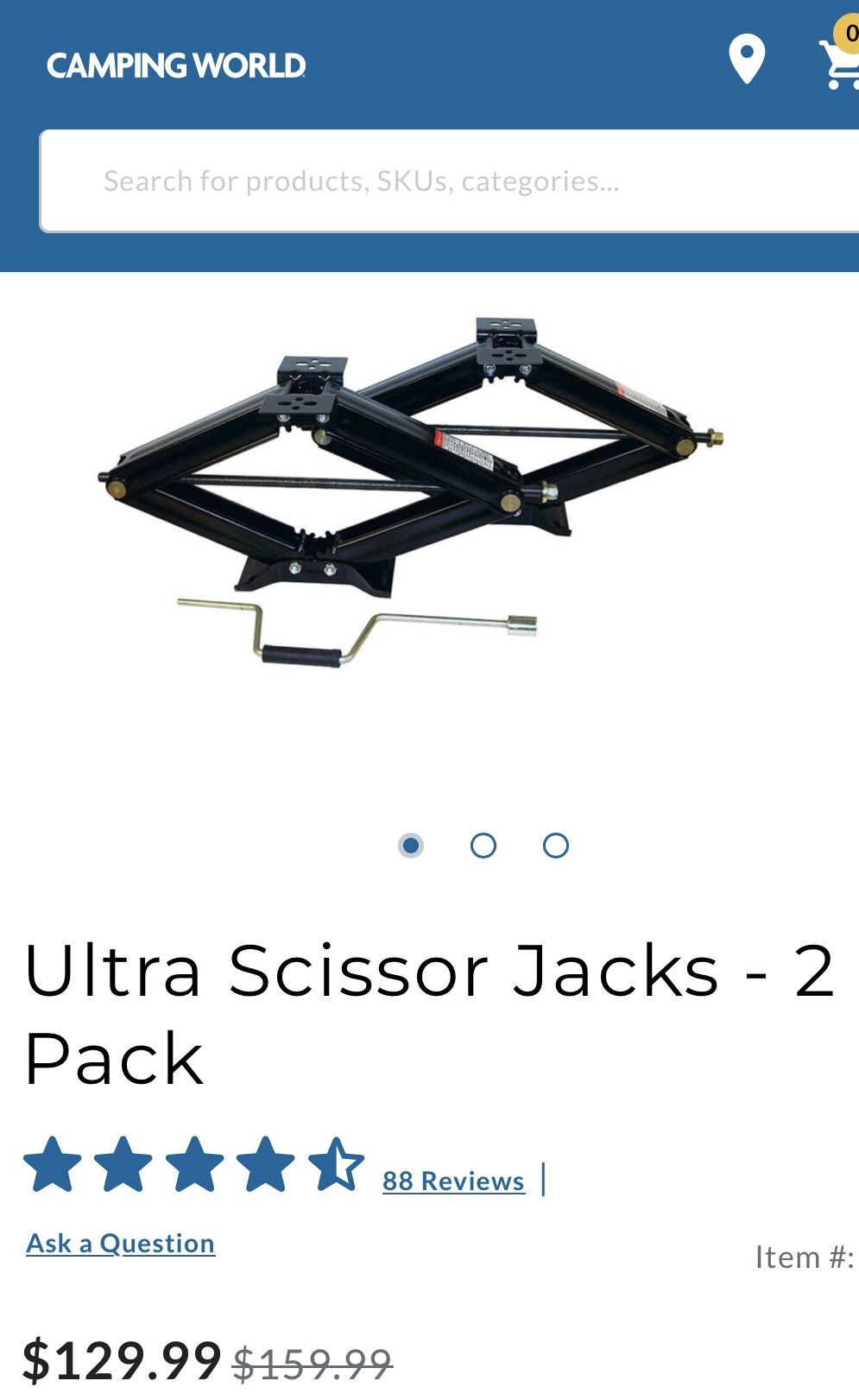 RV SCISSOR JACKS