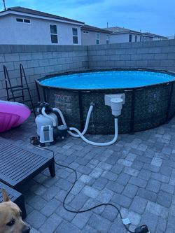 12ft funsicle pool with sand pump 450 obo