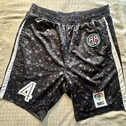Billionaire Boys Club Black Star-Print Men’s  Shorts with Accent Patches