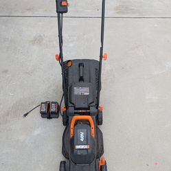 Worx 40V 14in Electric Lawn Mower