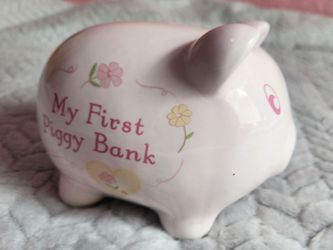My First (Pink) Piggy Bank