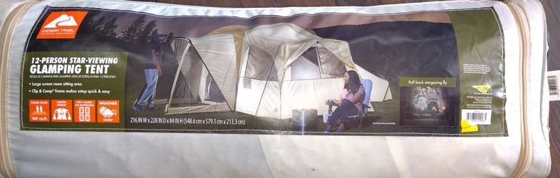 Ozark Trail 12-Person Star-Viewing Glamping Tent
