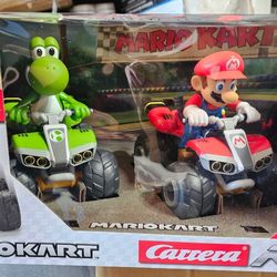 Mario Kart 1/20 Scale Carrera R/C Quad Set | Mario and Yoshi