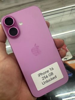 Pink iPhone 16 & 16 pro. Cash or $50 down