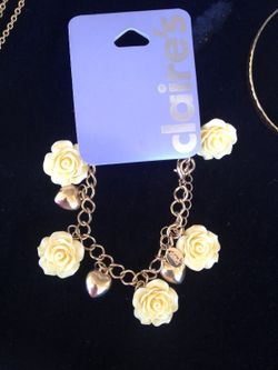 Charm bracelet by Claire's. NWTs