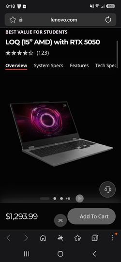 Lenovo gaming laptop