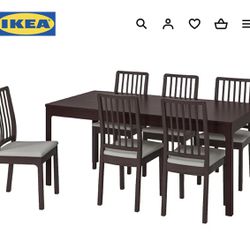 Ikea Dining Table With 4 Chairs!!Asking For Only $300