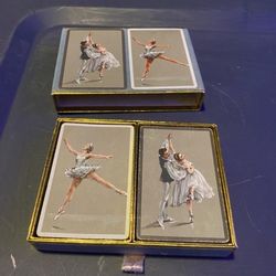 Vintage Congress 2 Deck Ballerina Playing Card