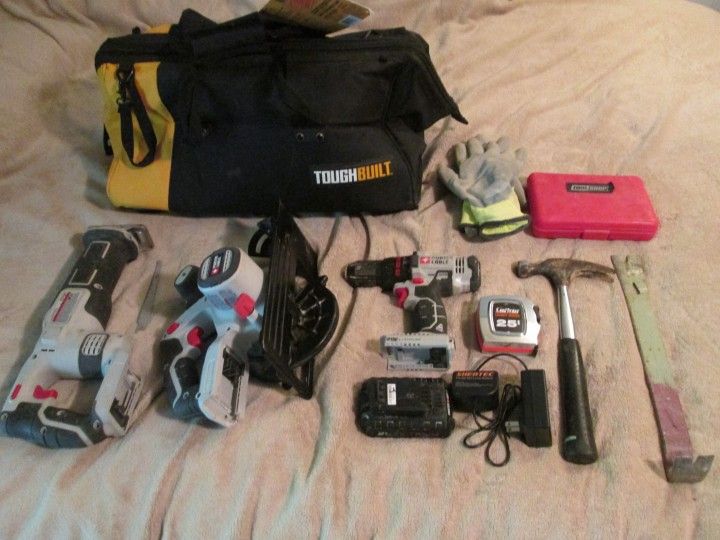Porter Cable Tools With Accessories