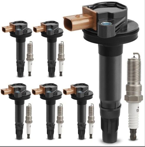 Ignition Coil & Double Iridium Spark Plug for 11-17 Ford F-150 Explorer Expedition and https://offerup.com/redirect/?o=bW9yZWQubmV3