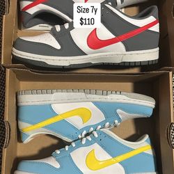 Nike Dunk Low red white Nike Dunk Low Blue Yellow