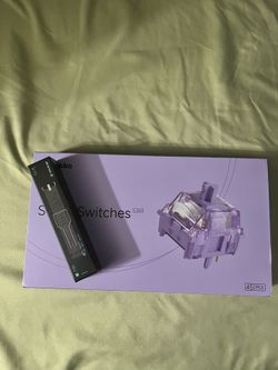 Akko Linear Switches Mechanical Gaming Keyboard Starlit Switch 5-Pin with LED Diffuser Pre-Lubed 45pc With Key Cap Puller 2n1