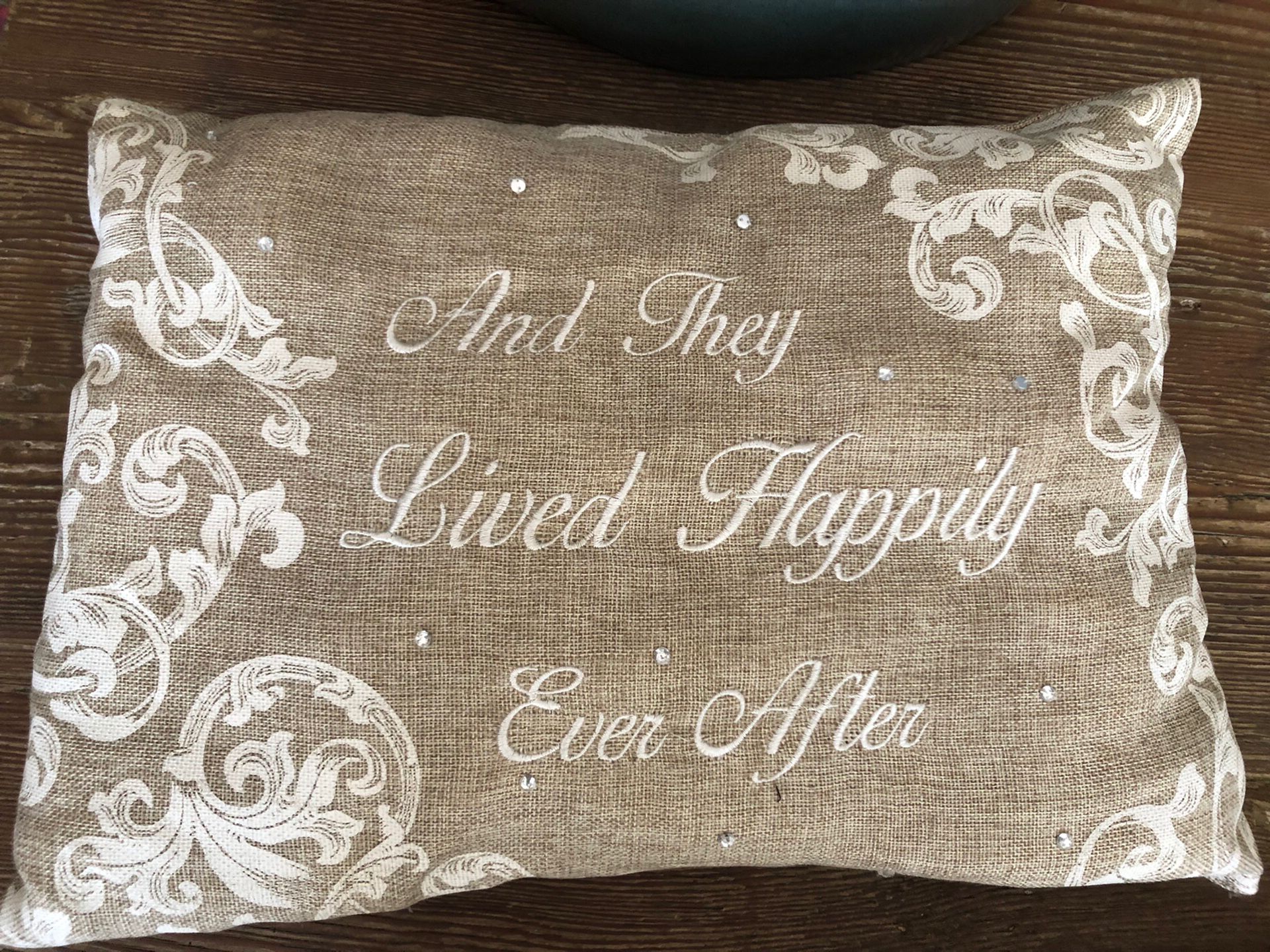 Medium Pillow “And They Lived Happily Ever After”