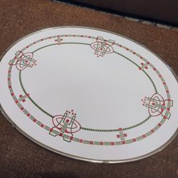 Antique Porcelain German Serving Tray